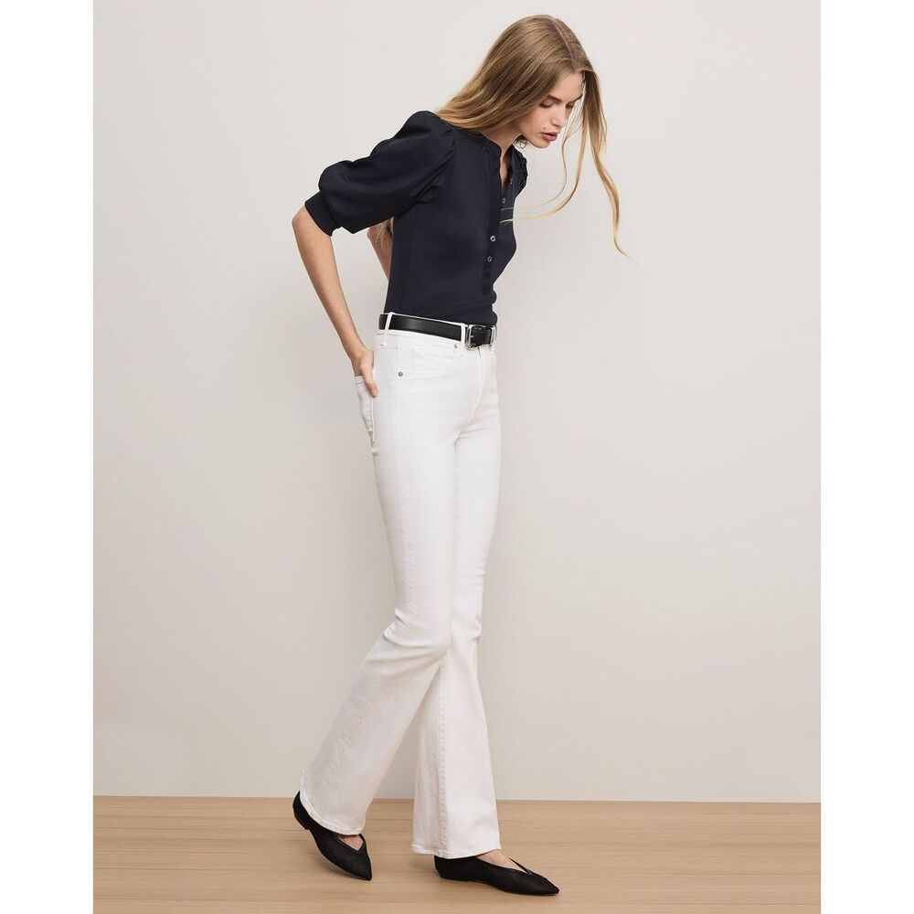 Veronica Beard Beverly High-Rise Skinny Flare Jeans​ Size 32 $248 - Picture 4 of 10